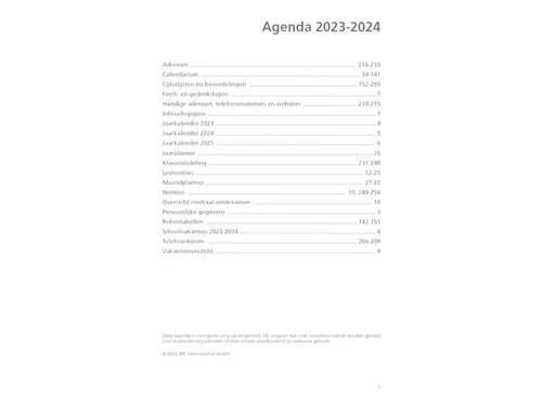 Schoolagenda 2026-2027 Ryam docenten 7dagen/2pagina's zwart