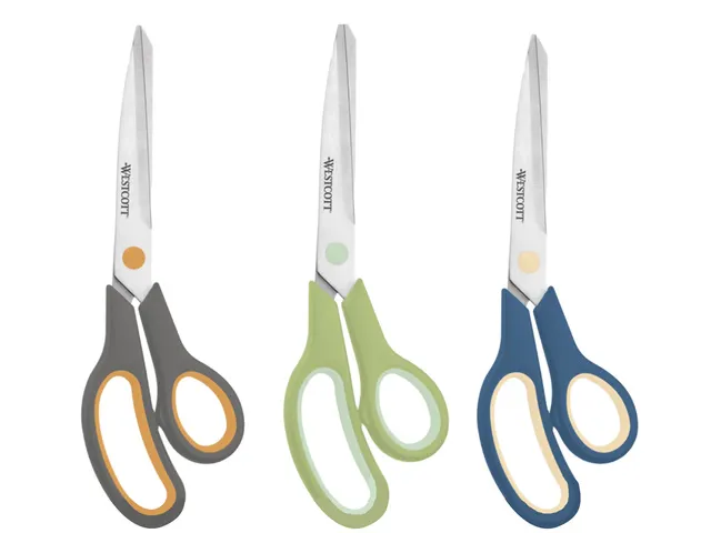 Schaar Westcott Softgrip GRS 20,1cm op kaart assorti kleuren