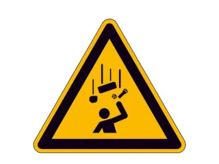 Waarschuwingsbord,V. Binnen/Buiten - 1