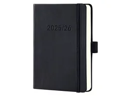 Weekagenda Conceptum 25/26 18maands (NL/FR/EN/DU) zwart Hardcover