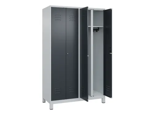 locker voor scheiding van kleding,HxBxD 1950x1200x500mm,4vak