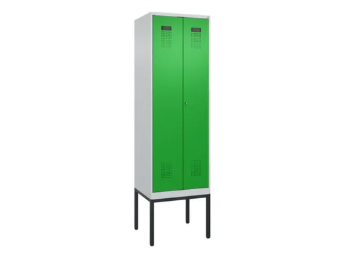 locker voor scheiding van kleding,HxBxD 2120x600x500mm,2vak