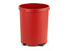 Ronde Papierbak 50 Liter Rood