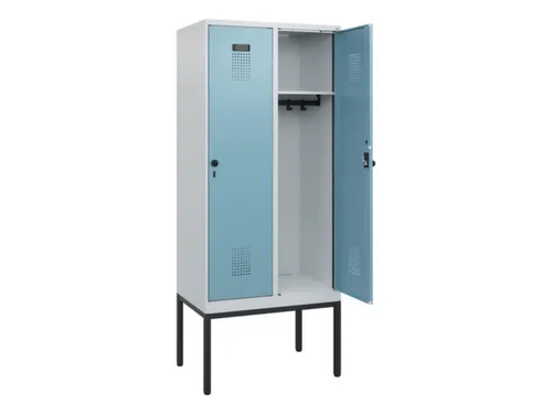 schoollocker,HxBxD 1950x800x500mm,2vak,vak B 400mm,draaigrendel