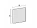geluidabsorberende scheidingswand,HxBxD 1200x1600x41mm,wand stof,grijs
