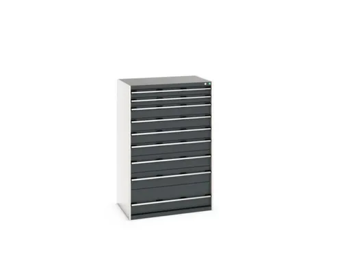 ladekast,HxBxD 1600x1050x750mm,9lade(n),lade voor zware lasten