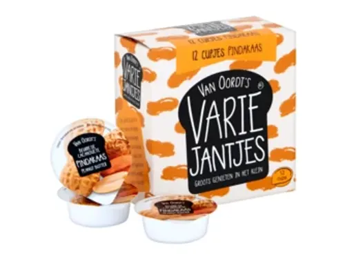 Pindakaas VarieJantjes 12x15 gram cupjes