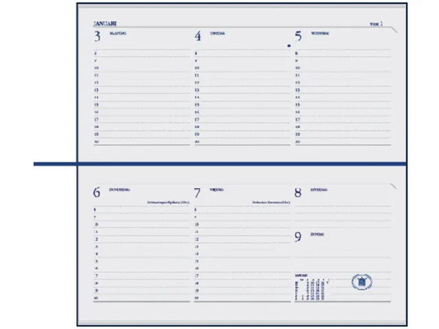 Agenda 2027 Ryam Memoplan 7 Mundior Suprema 7dagen/2pagina's landscape