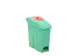 Sanitaire Pedaalemmer Binny 17p Groen Rood 17 Liter