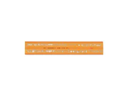 Lettersjabloon Standardgraph H-profiel middelschrift type B 10mm
