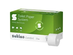 Toiletpapier Satino Comfort JT3 systeemrol 2-laags 724vel wit 317960