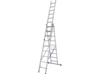 multifunctionele telescoopladder 3x9 sporten balk L 2 6-6 05m