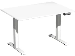 Elektrisch ihv bureau,HxBxD 730-1230x1200x800mm,blad wit,T-voet wit