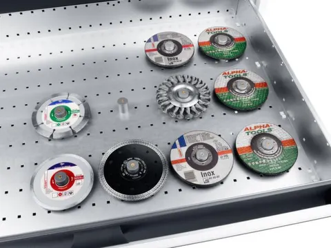 freeshouder,Ø 27mm,Polystyreen,RAL7011