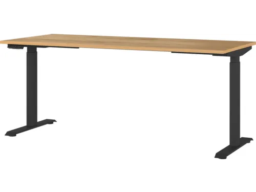 Elektrisch ihv bureau,HxBxD 720-1200x1800x800mm,blad Navarra-eiken