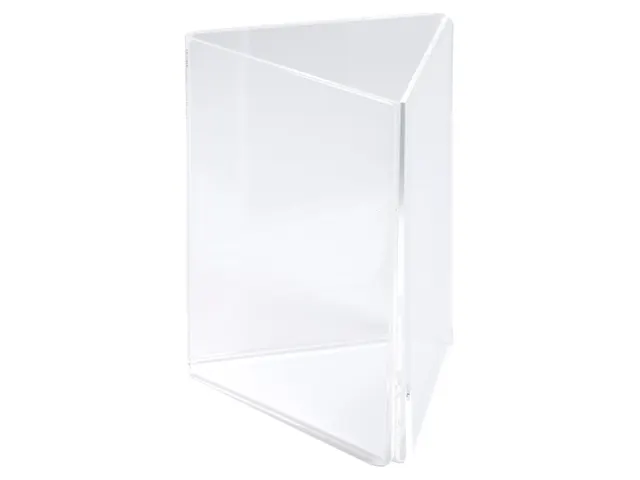 Driehoekige infostaander A5 verticaal