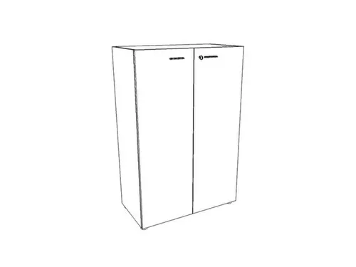kantoorkast,HxBxD 1310x860x450mm,2xhouten vloer,3ordnerhoogte,romp wit