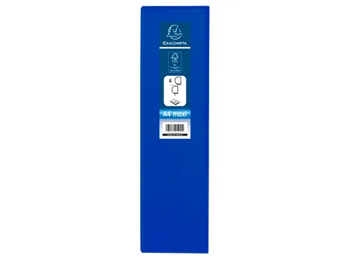 Ringmap Pp Personaliseerbaar Kreacover 4D-Ringen 60mm A4 Maxi Blauw