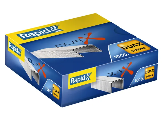 Nieten Rapid Duax gegalvaniseerd strong 1000 stuks