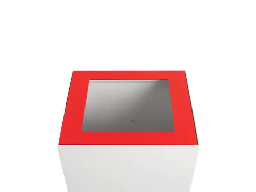 V-Part Top voor Modulaire Afvalbak 85 en 90 L Rood