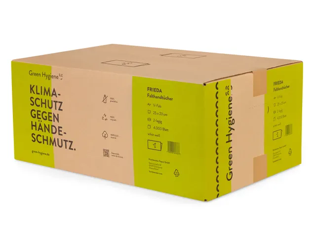 Handdoekjes Z-vouw 100% recycled 2-laags Co2 Neutraal 20 Pak