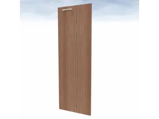 Vleugeldeur V. Scheidingswand Aanslag Rechts 3OH 1280x430mm noten - 2