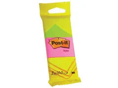 Post-it Neon Assorti 38x51mm