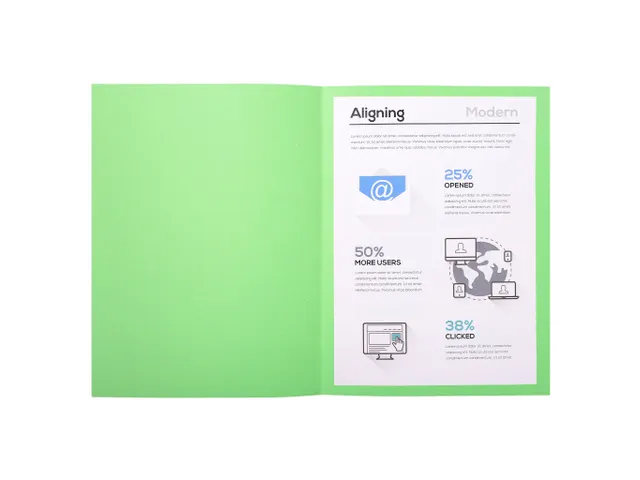 PK 50 dossiermappen FOREVER 170 Groen