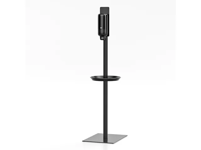 Handhygiëne Standaard Zwart Roestvaststaal 36,5x50x147,6cm