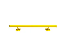 aanrijdbeveiligingsbarrière,Recht,v. binnen,HxLxD 200x1500x160mm,staa