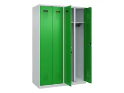 locker voor scheiding van kleding,HxBxD 1850x1200x500mm,4vak