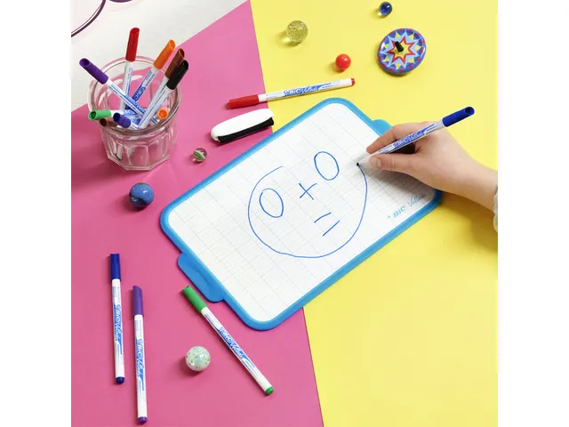 Viltstift Bic Velleda 1721 whiteboard rond fijn zwart