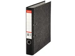 Ordner Esselte Standaard A4 50mm gewolkt karton zwart