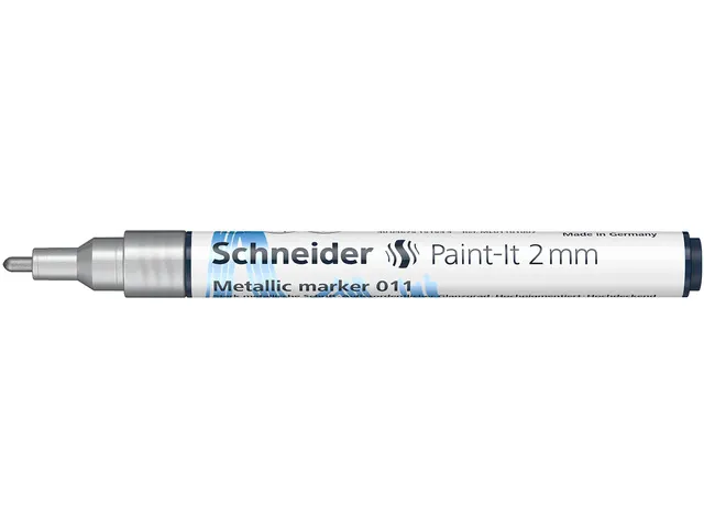 Metallic marker Schneider Paint-It 011 2mm zilver metallic