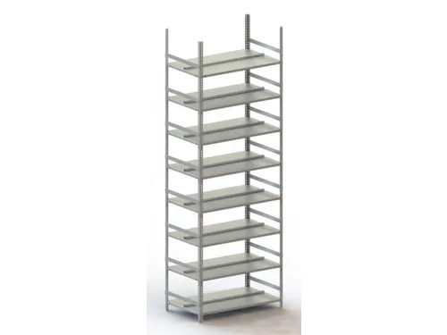 Schroefstelling Basisveld Ral7035 2500x1004x604mm 8legborden 80kg
