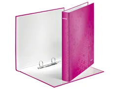 Ringband Leitz Wow 4241 2 rings D-mech 25mm A4 Roze