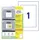 Avery Zweckform 8003 Voorbedrukte positioneeretiketten 220x160mm 5 st.