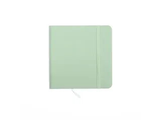 Schetsboek Kangaro 12x12cm mint PU hardcover 80 blad 140 grams roomwit - 5