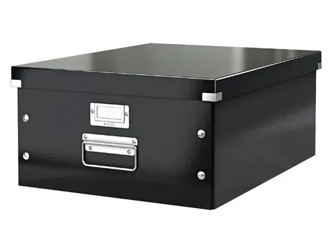 Opbergbox Leitz Click & Store 369x200x482mm Zwart 85% gerecycled karto