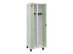 locker voor scheiding van kleding,HxBxD 1950x600x500mm,2vak