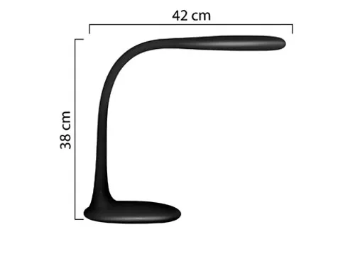 Lucy bureaulamp zwart