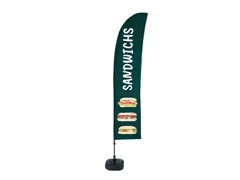 Beachflag 430cm complete set "Sandwichs"