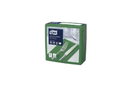 Tork 477617 Soft Dinnerservet Advanced Donkergroen 39x39cm 1/8 vouw