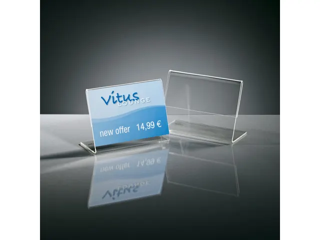 Info/Prijsstandaard Sigel acryl transparant doos a 10 stuks