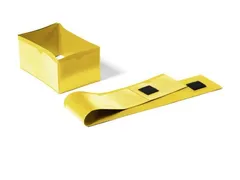 Hoes voor palletvoet geel