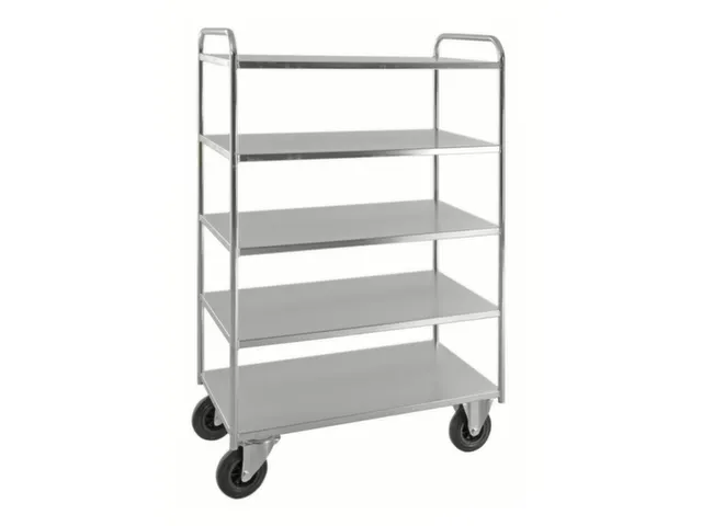 etagewagen,draagverm. 400kg,5etage(s),laadvl. LxB 900x440mm,staaletage