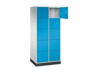 grootvolume-lockersysteem,RAL 7035/RAL 5012,HxBxD 1950x820x600mm - 1