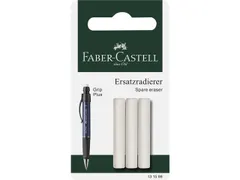 Reservegum Faber-Castell voor GRIP Plus blister a 3 stuks