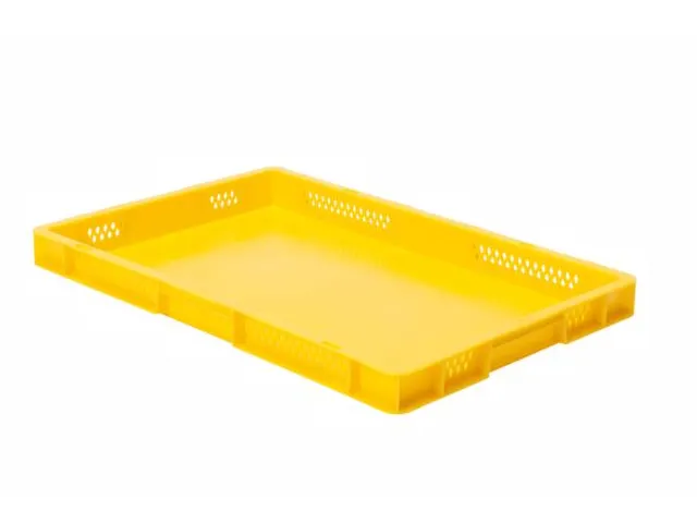 Euronorm-stapelbak 9.5l H X L X B 50x600x400mm Geel