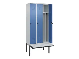 locker voor scheiding van kleding,HxBxD 2120x900x815mm,3vak - 2